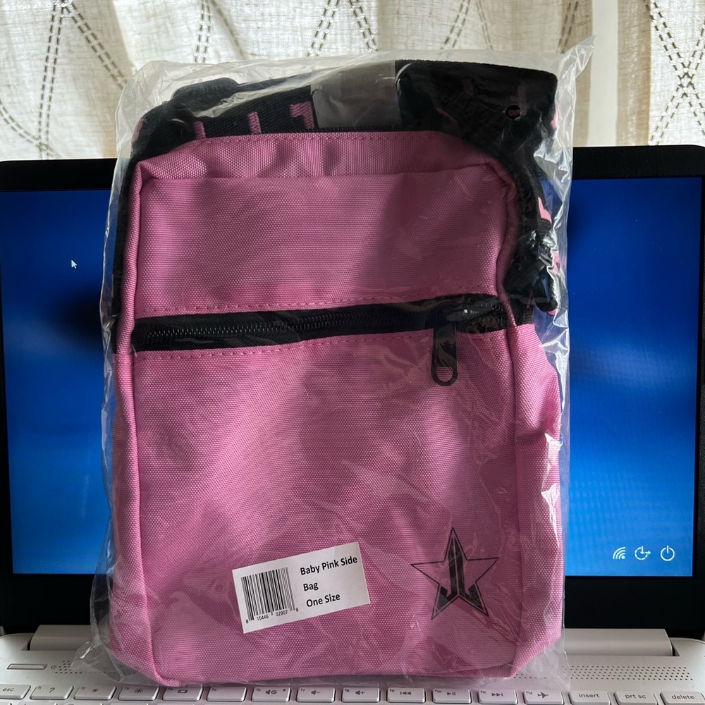 Jeffree Star baby pink side bag